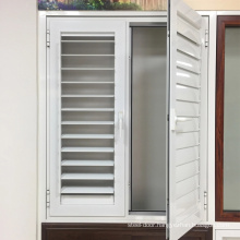 Adjustable blade hurricane shutters windows